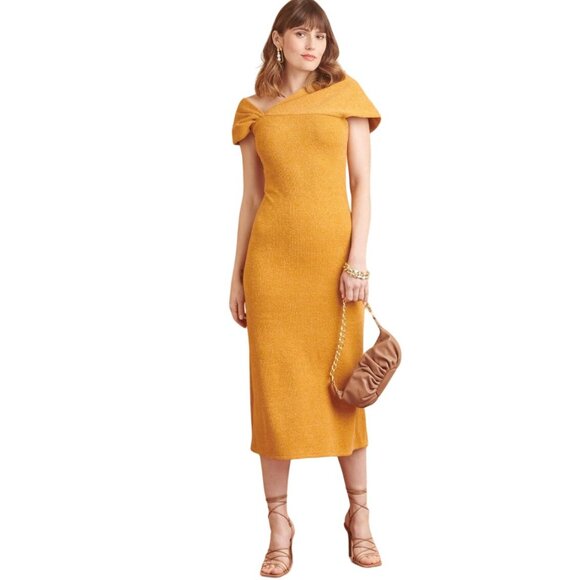 Simplicity Pattern 9820 Draped Knit Dress 2 Lengths Midi Maxi Shrug Sizes: 8-16 - Picture 4 of 7